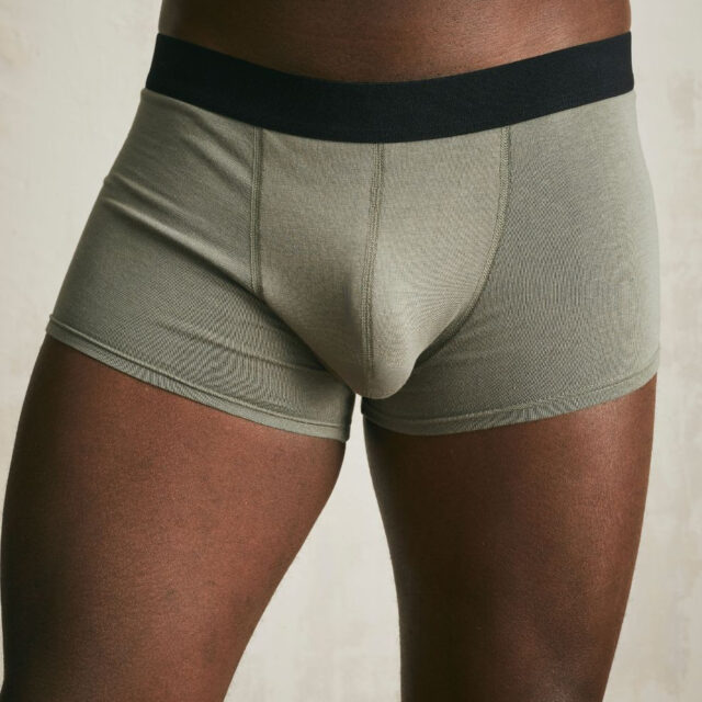 Lemahieu - Boxer court seconde peau - Olive - Homme