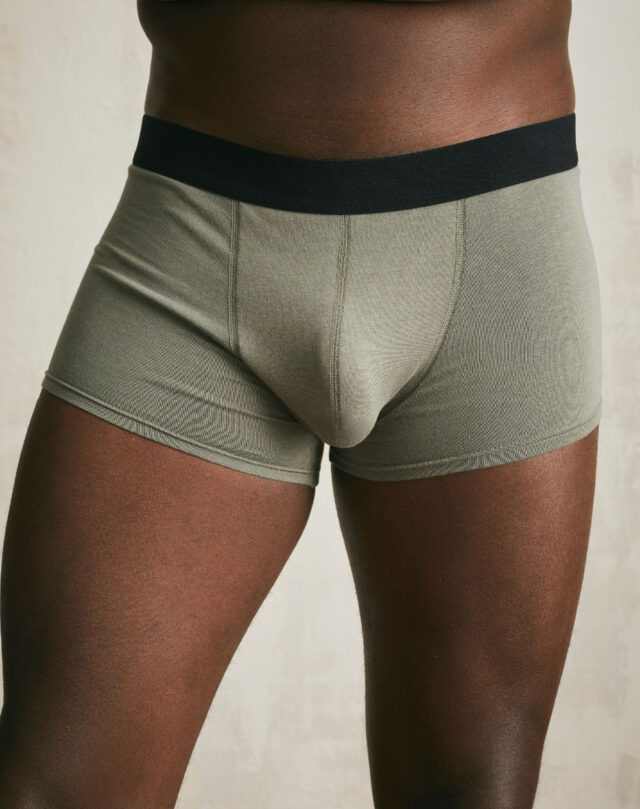 Lemahieu - Boxer court seconde peau - Olive - Homme