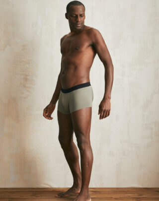 Maison Lemahieu - Boxer court seconde peau – Olive – Homme