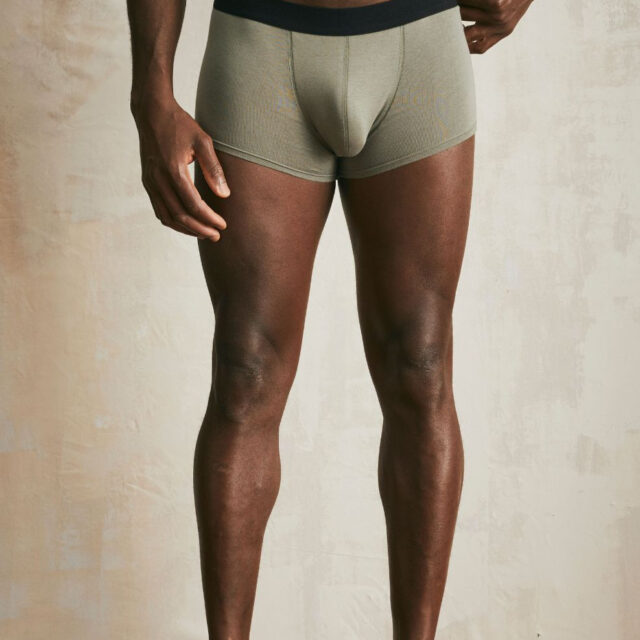 Lemahieu - Boxer court seconde peau - Olive - Homme
