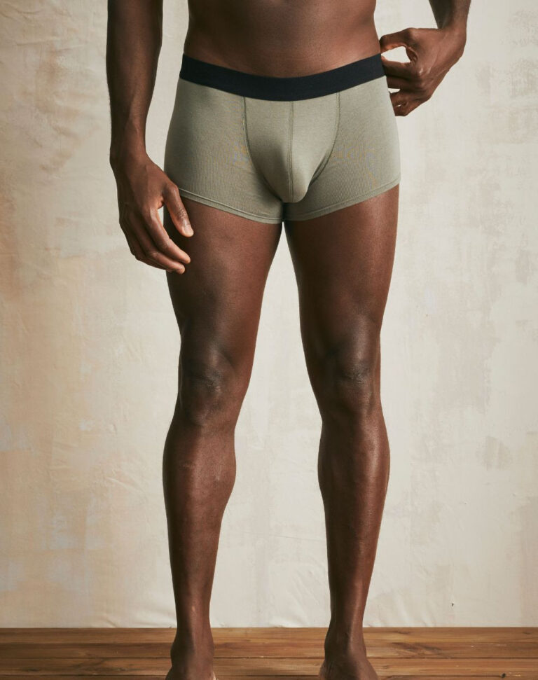 Lemahieu - Boxer court seconde peau - Olive - Homme
