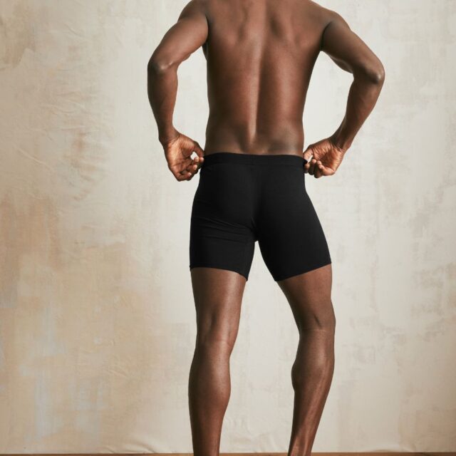 Lemahieu - 2x Boxers longs en Coton BIO - Noir - Homme