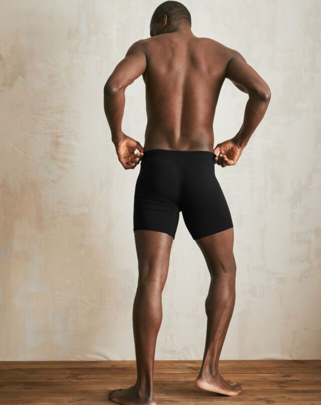 Lemahieu - 2x Boxers longs en Coton BIO - Noir - Homme