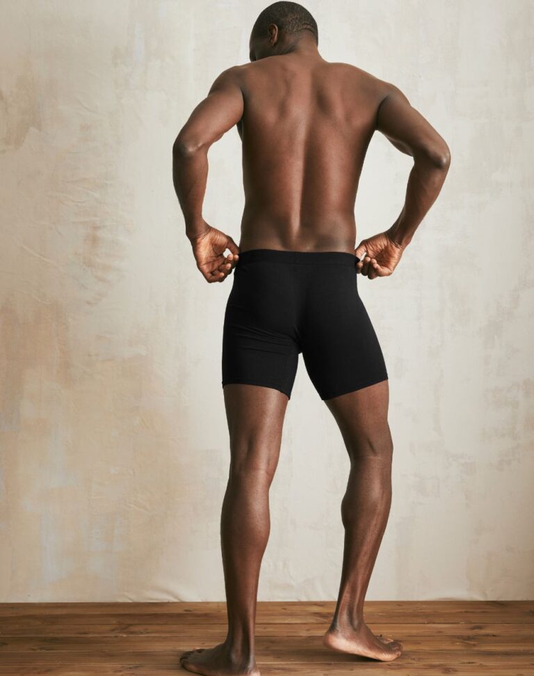Lemahieu - 3x Boxers longs en Coton BIO - Noir - Gris - Marine - Homme