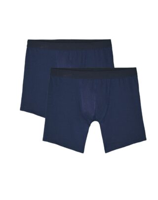 Maison Lemahieu - 2x Boxers longs en Coton BIO – Marine – Homme
