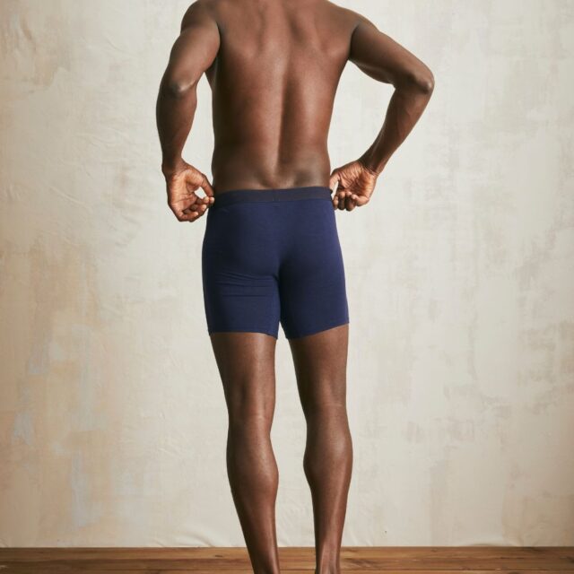 Lemahieu - 2x Boxers longs en Coton BIO - Marine - Homme