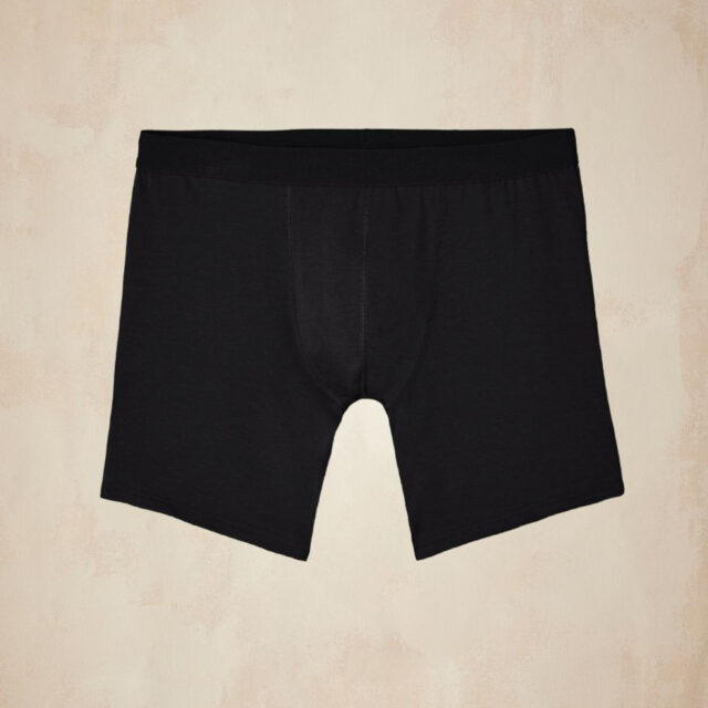 Lemahieu - Boxer long en Coton BIO - Noir - Homme