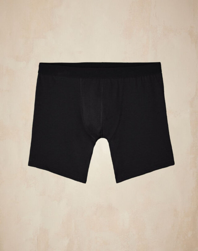 Lemahieu - Boxer long en Coton BIO - Noir - Homme