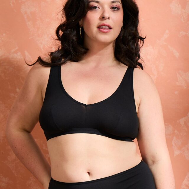 Lemahieu - Brassière à pinces - Noir - Femme