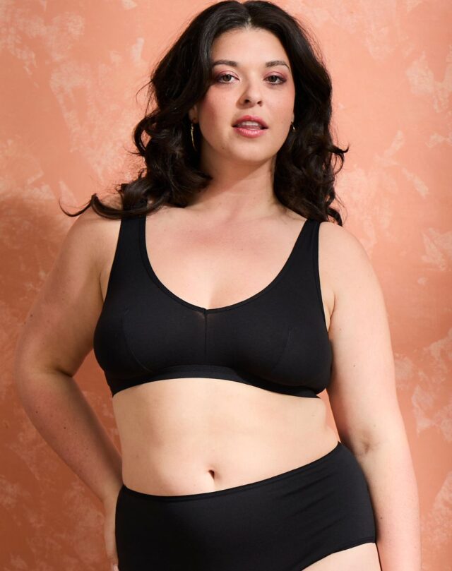 Lemahieu - Brassière à pinces - Noir - Femme