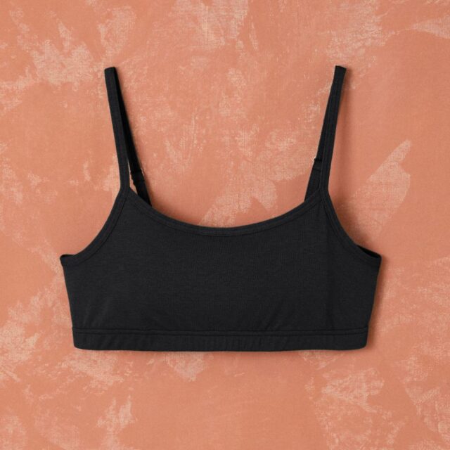 Lemahieu - Brassière coton modal - Noir - Femme