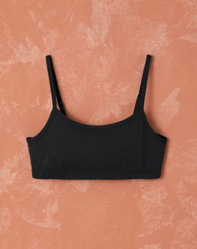 Lemahieu - Brassière coton modal - Noir - Femme