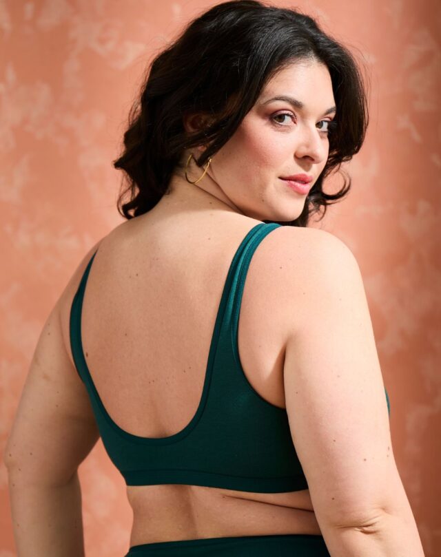 Lemahieu - Brassière à pinces - Vert Cyprès - Femme