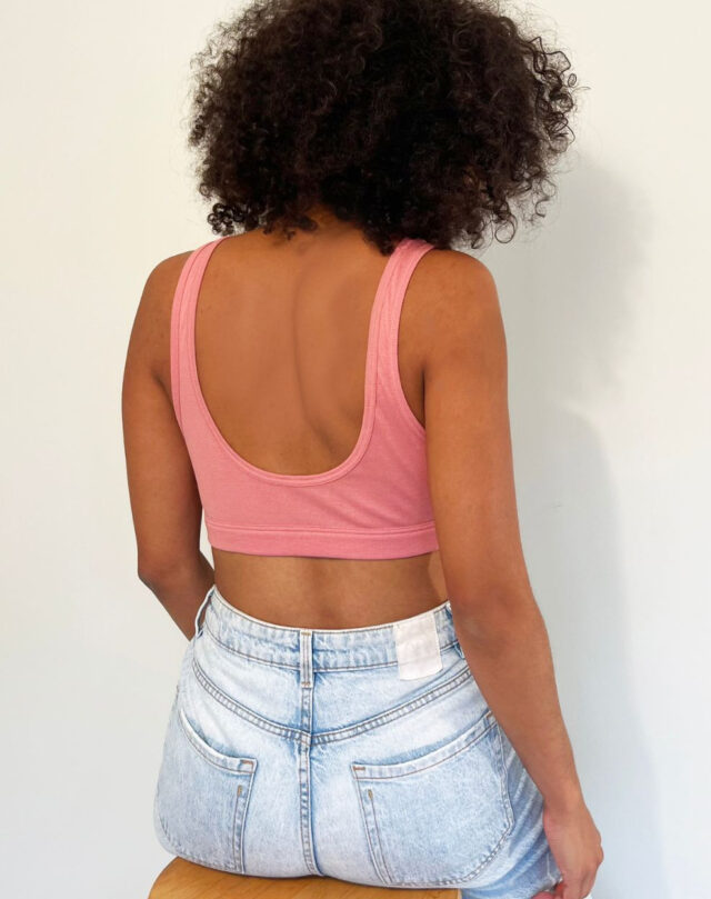 Lemahieu - Brassière 100% en Coton BIO - Rose - Femme