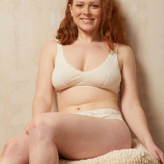 Lemahieu - Brassière Dentelle - Ecru - Blanc - Femme