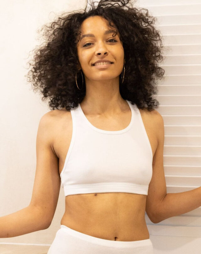 Lemahieu - Brassière dos nageur - Blanc - Femme