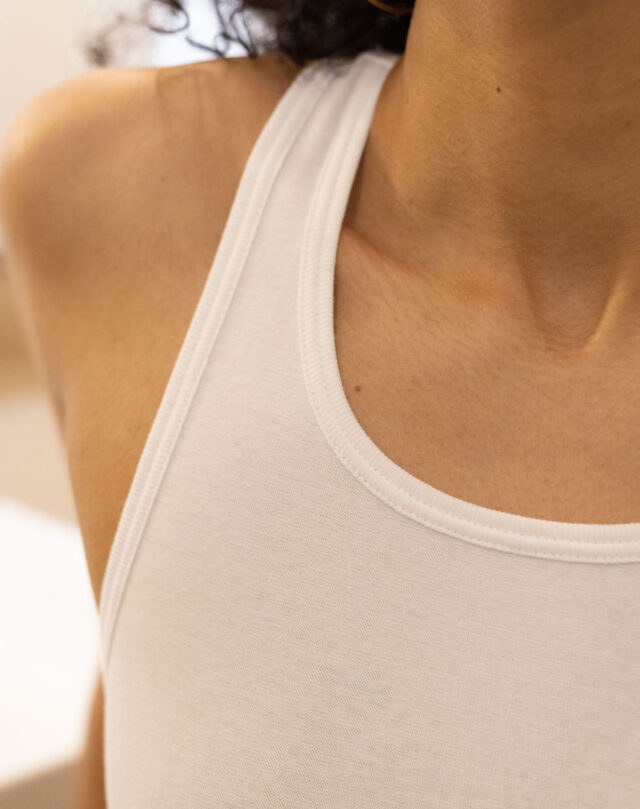 Lemahieu - Brassière dos nageur - Blanc - Femme