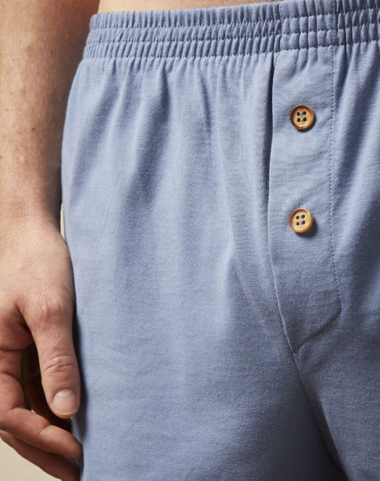 Lemahieu - Caleçon court en Coton BIO - Bleu océan - Homme