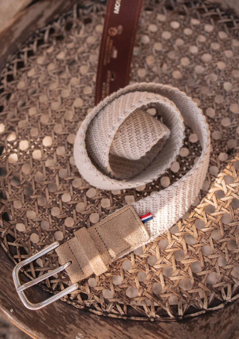 Montlimart - CEINTURE TRESSE BEIGE