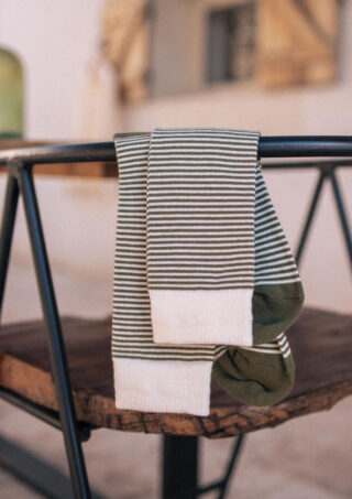 Montlimart - Chaussettes Galet Vert