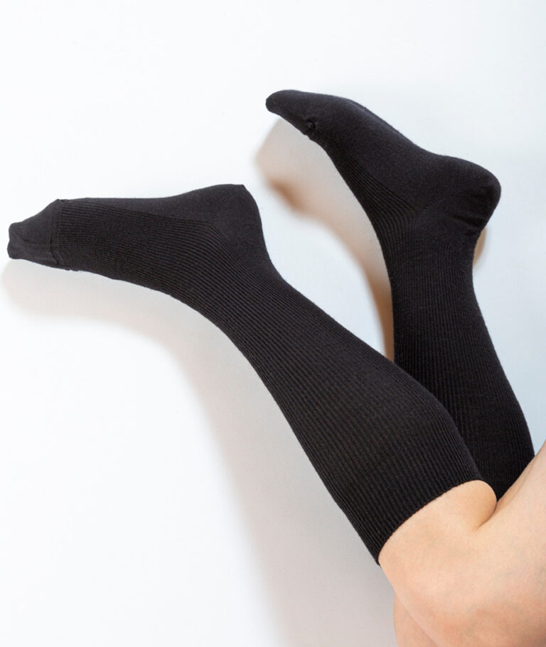 Ardelaine - Chaussettes fines hautes en pure laine mérinos
