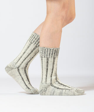 Ardelaine - Chaussettes épaisses courtes en laine & coton