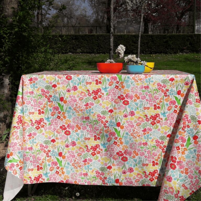 chemin de table jardin fleuri Fleur de Soleil - Chemin de table Jardin fleuri