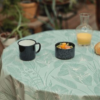 Fleur de Soleil - Chemin de table Jungle vert
