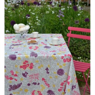 Fleur de Soleil - Chemin de table Mimosa Parme