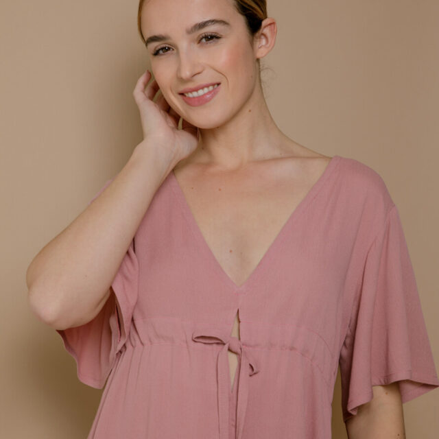 April et C - Robe Jungle - Bois de Rose