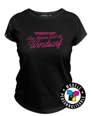 Adrenagliss - TEE-SHIRT DÉESSES FEMME CUSTOMISABLE  FABRIQUÉ EN FRANCE EN COTON BIO