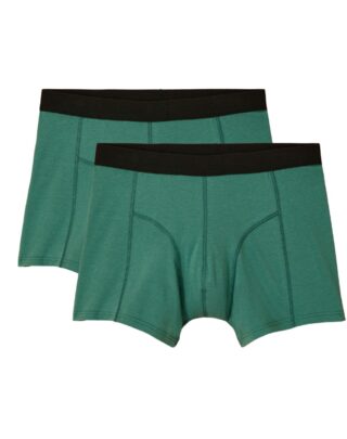 Maison Lemahieu - 2x Boxers coton modal – Vert Anglais – Homme