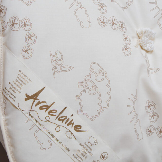 Ardelaine - Couette d'hiver en laine pour bébé 500g/m²