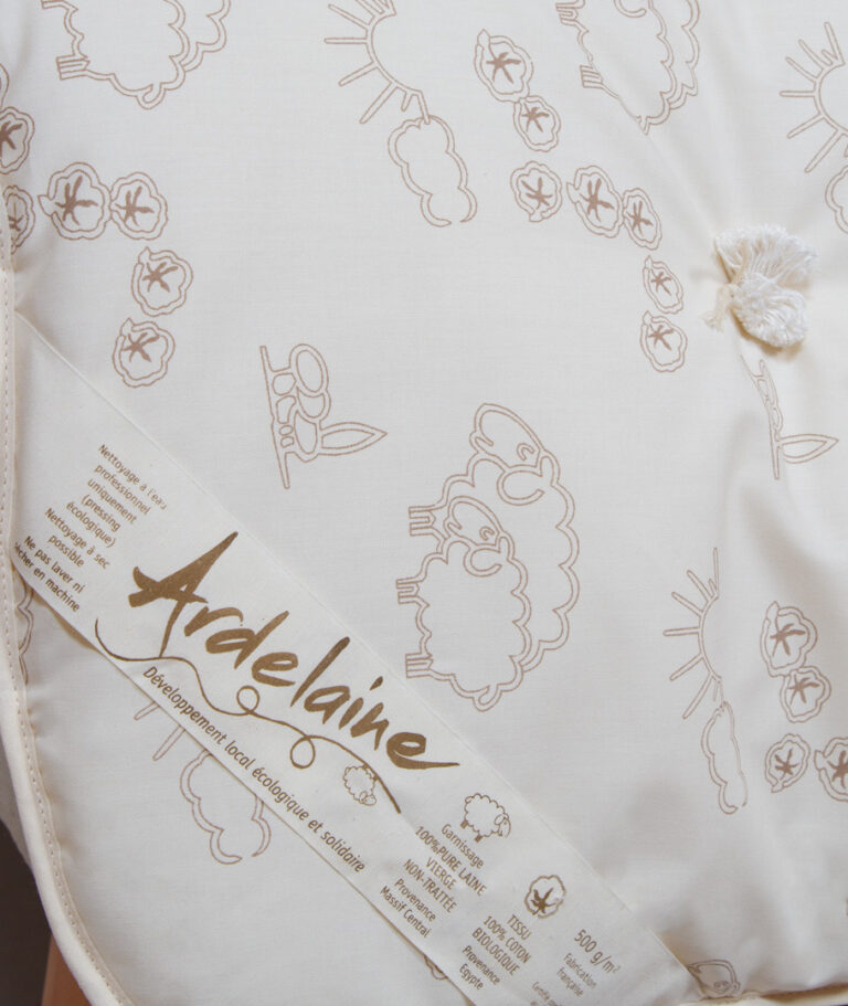 Ardelaine - Couette d'hiver en laine pour enfant 500g/m²