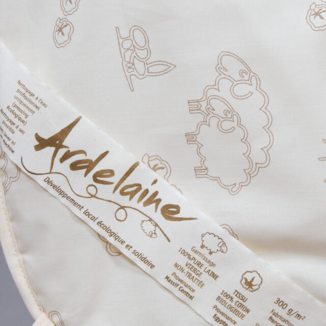 Ardelaine - Couette de demi-saison en laine pour enfant 300g/m²
