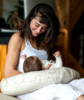 Ardelaine - Coussin d’allaitement en laine
