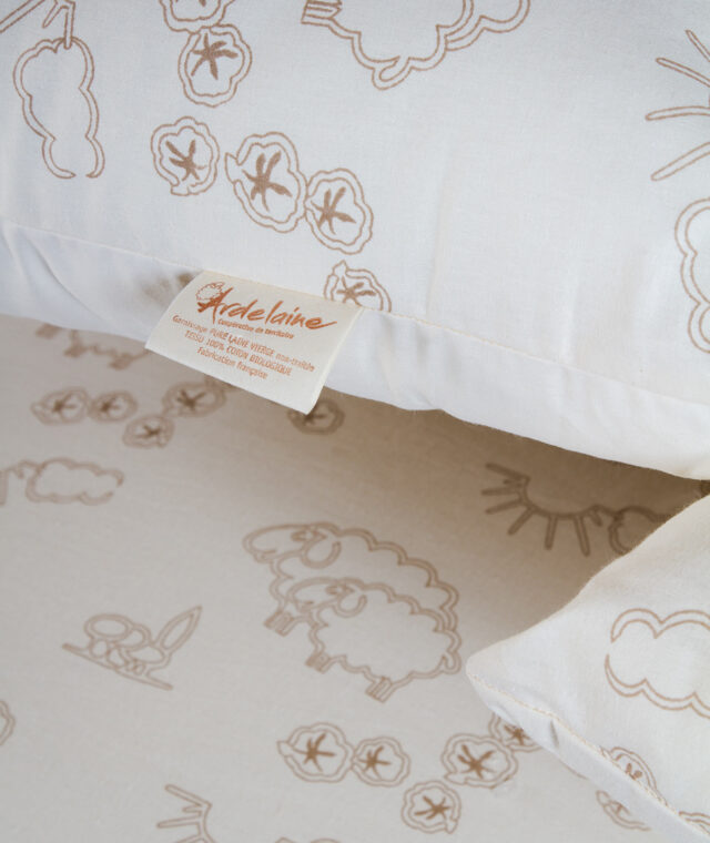 Ardelaine - Coussin de lecture en laine