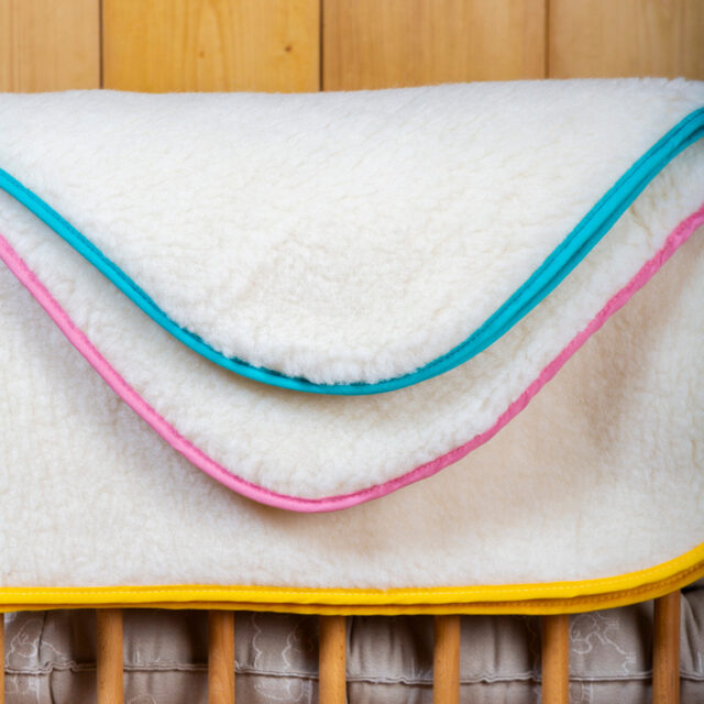 Ardelaine - Couverture en velours de laine pour bébé