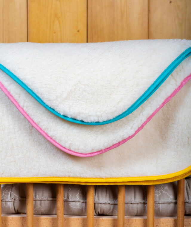 Ardelaine - Couverture en velours de laine pour bébé