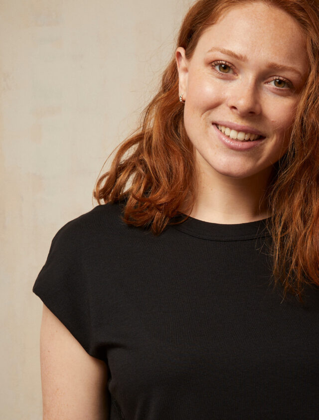 Lemahieu - Crop top dentelle - Noir - Femme