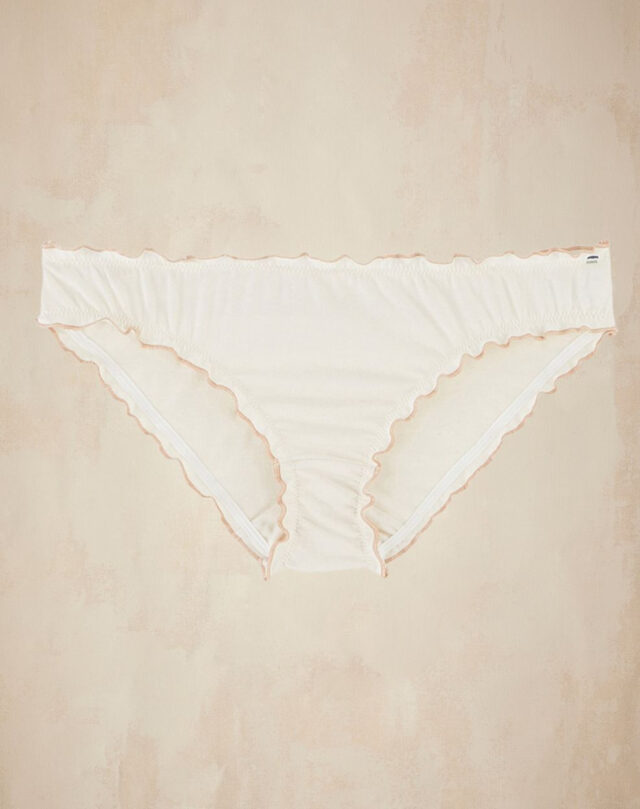 Lemahieu - Culotte bloomer en Coton BIO - Naturel - Blanc - Femme