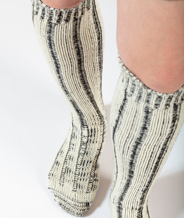 Ardelaine - Chaussettes épaisses hautes en laine et coton