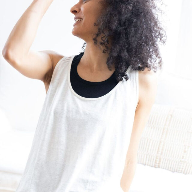 Lemahieu - Débardeur 100% Lin - Ecru - Femme - Blanc - Femme