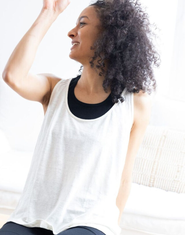 Lemahieu - Débardeur 100% Lin - Ecru - Femme - Blanc - Femme