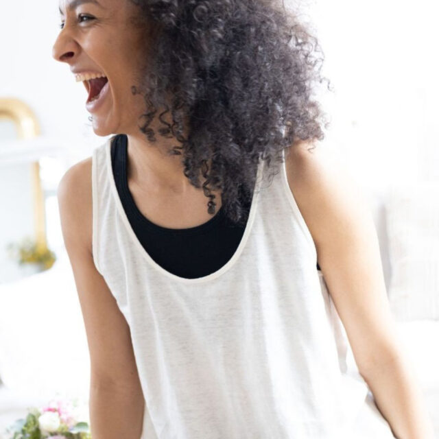 Lemahieu - Débardeur 100% Lin - Ecru - Femme - Blanc - Femme