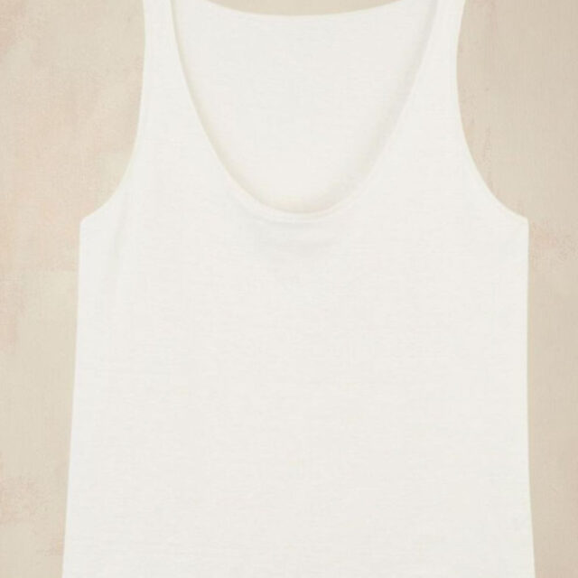 Lemahieu - Débardeur 100% Lin - Ecru - Femme - Blanc - Femme