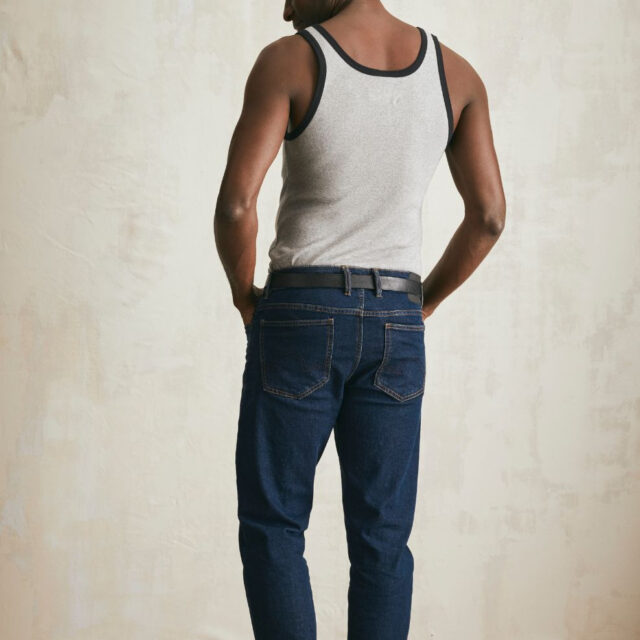 Lemahieu - Débardeur Marcel en Coton BIO - Gris - Terracotta - Homme