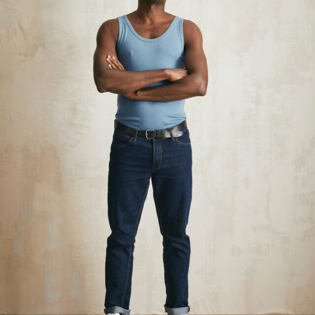 Lemahieu - Débardeur Marcel en Coton BIO - Bleu océan - Homme