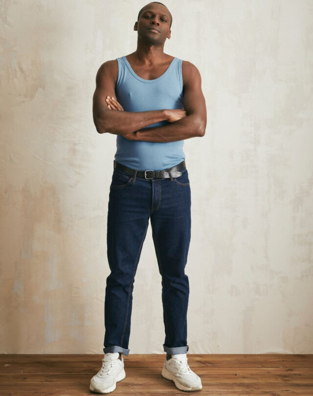 Lemahieu - Débardeur Marcel en Coton BIO - Bleu océan - Homme