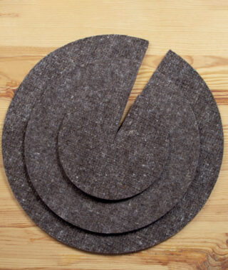 Ardelaine - Disques de paillage 400g/m²